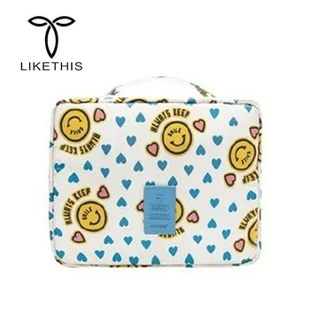 

LIKETHIS Portable Makeup Bags And Cases Multifunction Handbag Organizer Waterproof Storage Wash Bath Bag Travel Necessity Hot