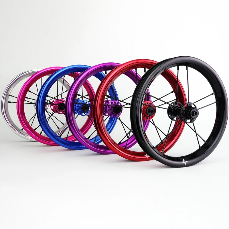 GIPSY G-FIVE SPLASH 12 дюймов с двойными стенками, приколотый обод, анодированный баланс, Детские колеса для велосипеда 74 84 90 95 мм, велосипедные колеса