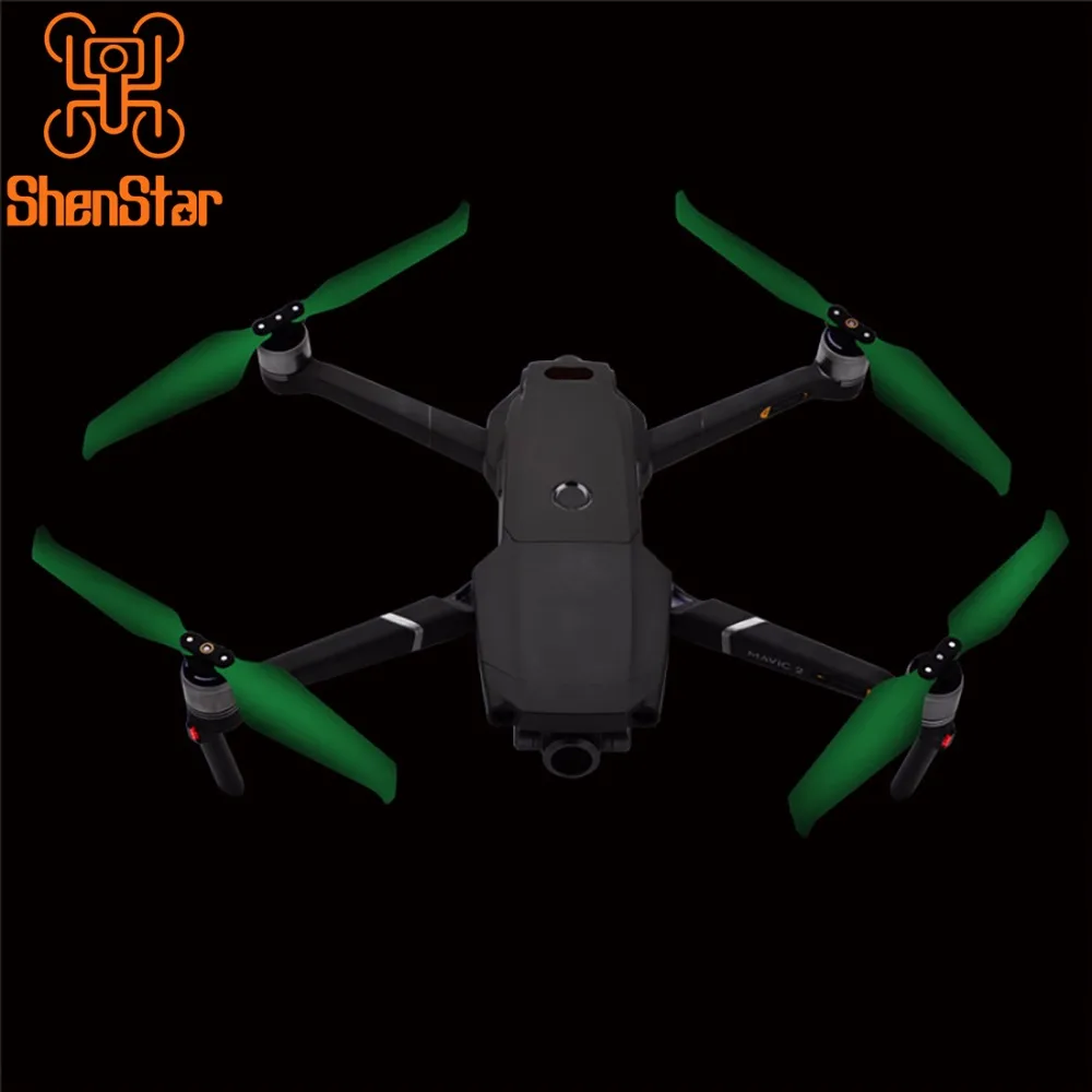 1 пара Быстросъемных светящихся лопастных пропеллеров для DJI Mavic 2 Pro /Zoom Drone Night Flight