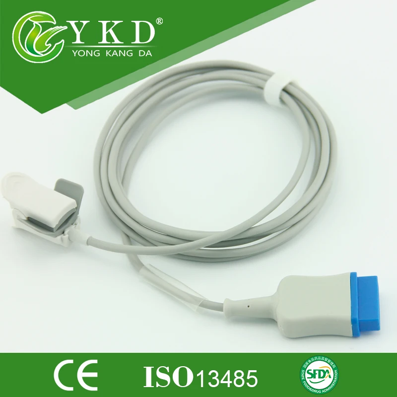 

Free Shipping FOR 11Pin GE (Ohmeda Module) Direct Reusable Pediatric Finger Clip Spo2 Probe Sensor