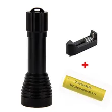 2000 люменов CREE xm-l U2 Дайвинг фонарик 100 м подводный Водонепроницаемый Подводное Фонари+ 18650 Батарея+ Зарядное устройство