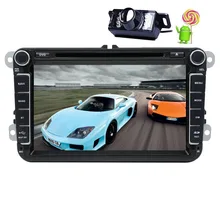 Android 5.1.1 Double 2 Din Car DVD Player in Dash Autoradio Stereo 3D GPS Navigation Headunit For VW DVD Player Camera Canbus