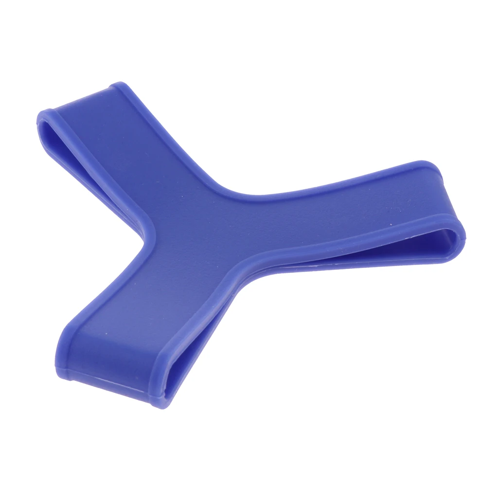 2 Pieces High Elastic Silicone Snorkeling Swimming Scuba Diving Fin Keepers Grippers Fixing Straps S/M/L Blue/Yellow/Pink 