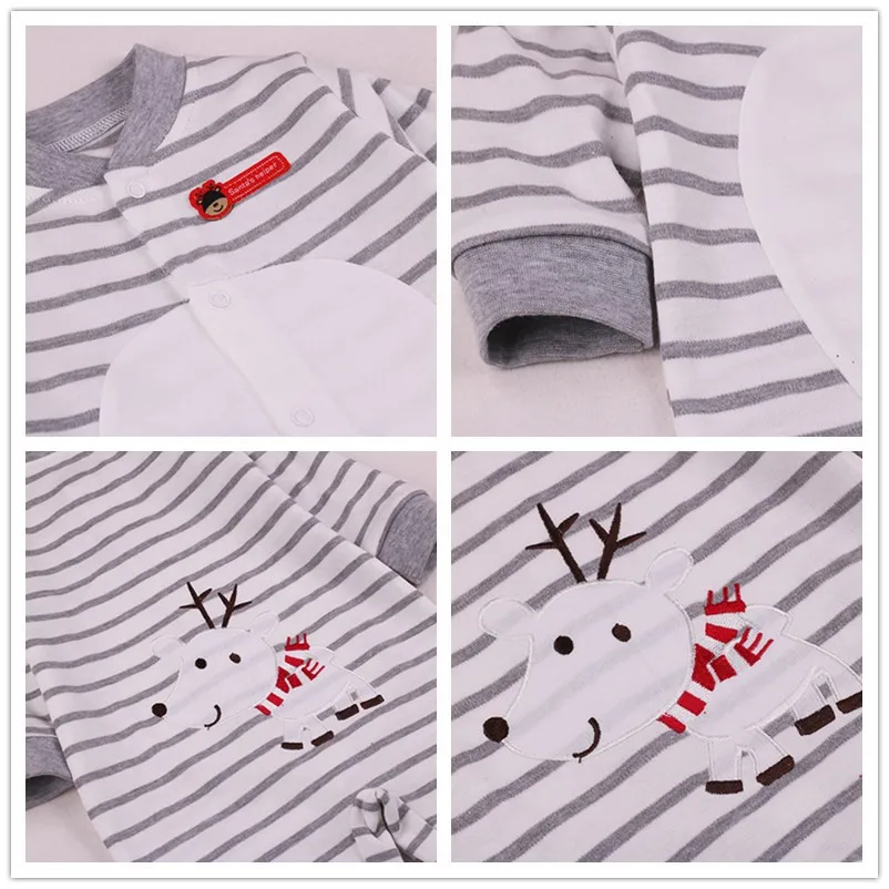 2019 جديد سالوبيت قطني للأطفال Newborn-12M منامة الرضع الكرتون الحيوان ازياء عيد الميلاد الطفل الملابس عالية الجودة بذلة 2019 جديد سالوبيت قطني للأطفال Newborn-12M منامة الرضع الكرتون الحيوان ازياء عيد الميلاد الطفل الملابس عالية الجودة بذلة