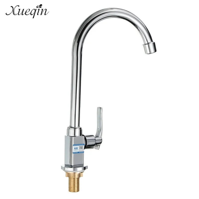 Xueqin Zinc Alloy Kitchen Basin Sink Water Tap Faucet Ceramic Bathroom Wash Basin Faucet Single Cold