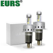 EURS 2 pz 7 s HA CONDOTTO le lampadine H1 H4 H7 H8/H11 9005 9012 auto fari Motoecycle lampade a LED XHP-50 super luminoso DC12-24V car styling