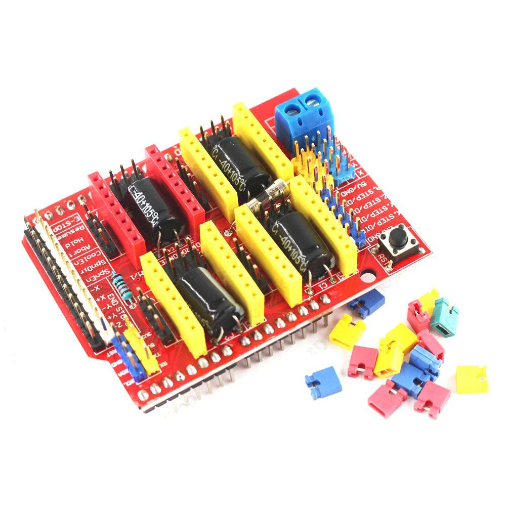 

3D Printer Parts Reprap Shield CNC V3 Engraving Machine A4988 / DRV8825 Stepper Motor Driver Expansion Board CNC Shield V3