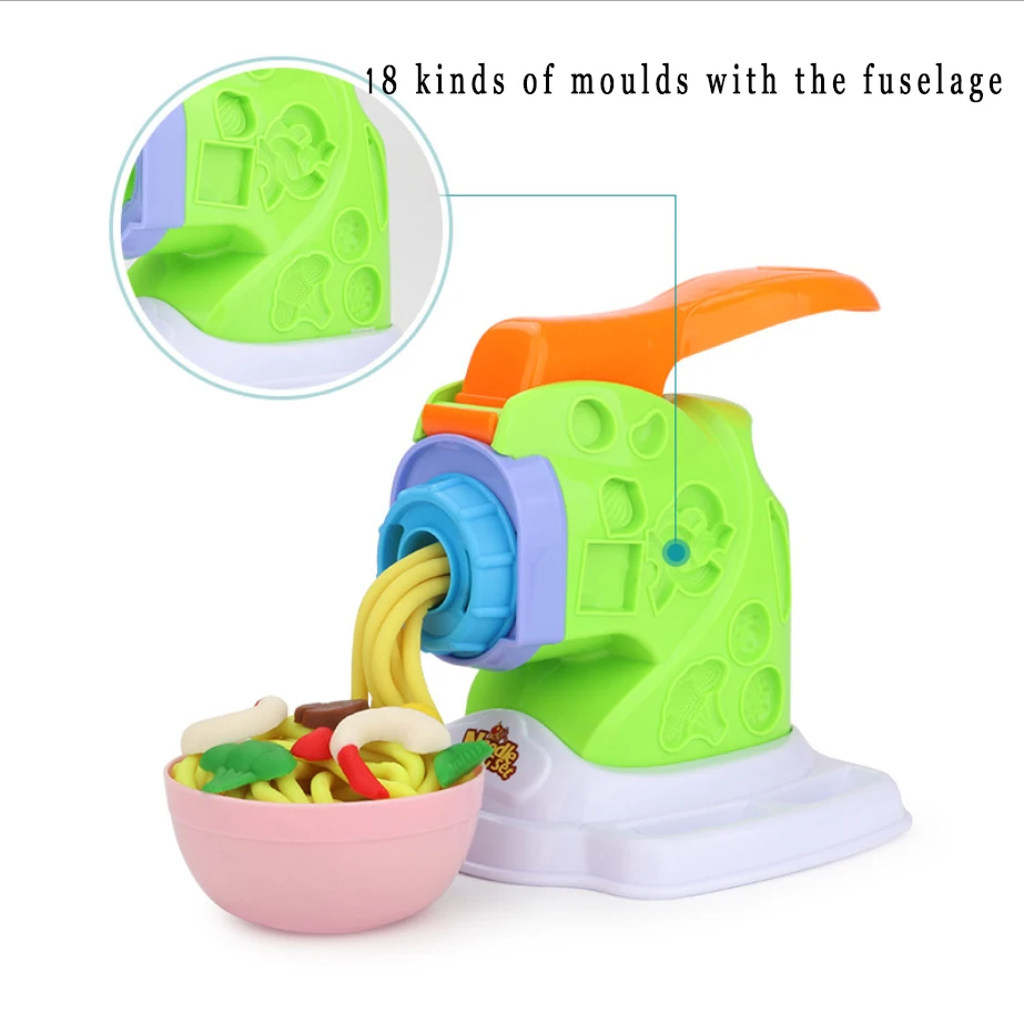 Цветная грязь 3D Защита окружающей среды резиновая лапша машина плесень набор, дети ручной работы DIY легкие глиняные игрушки