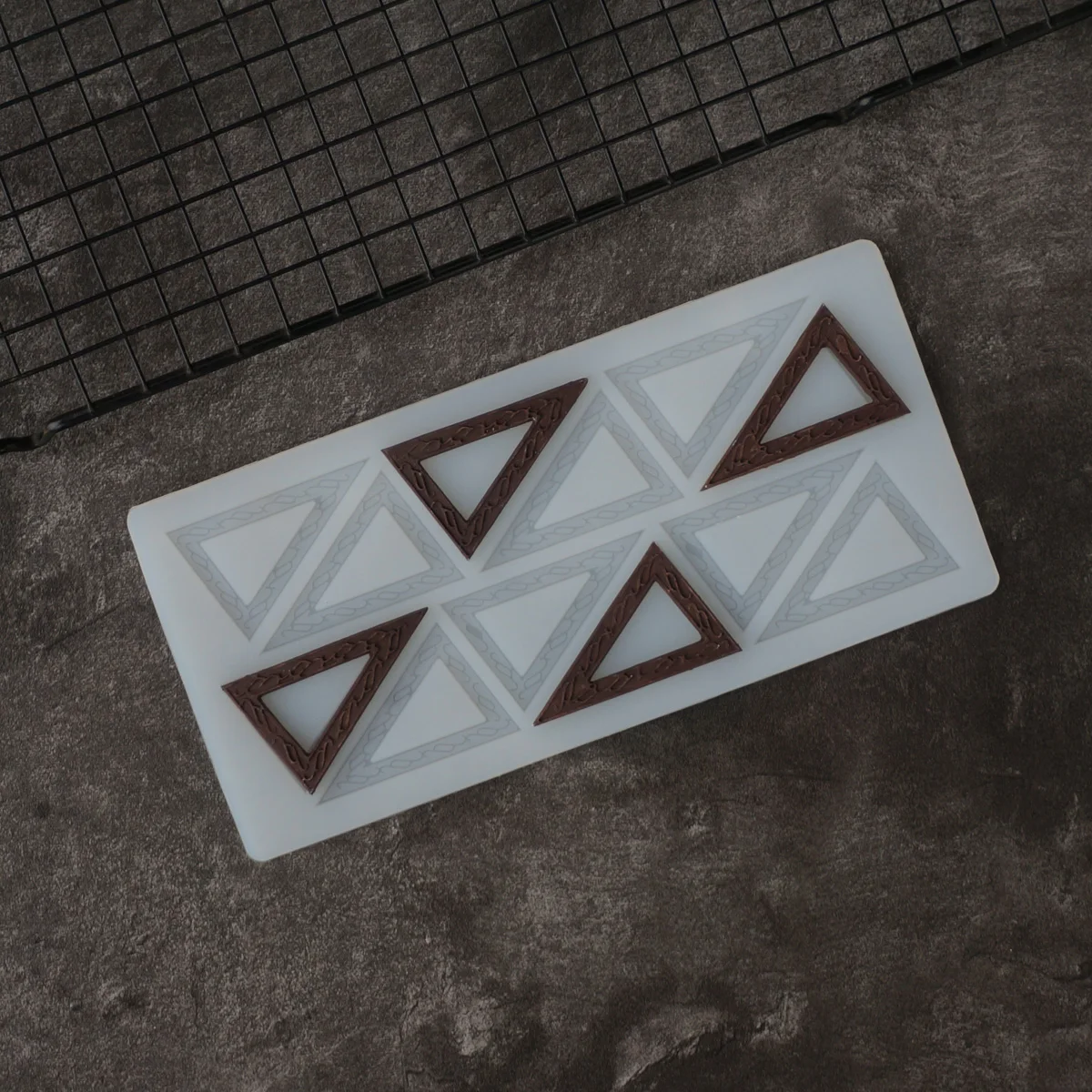 NY Cake Triangle Chablon Stencil