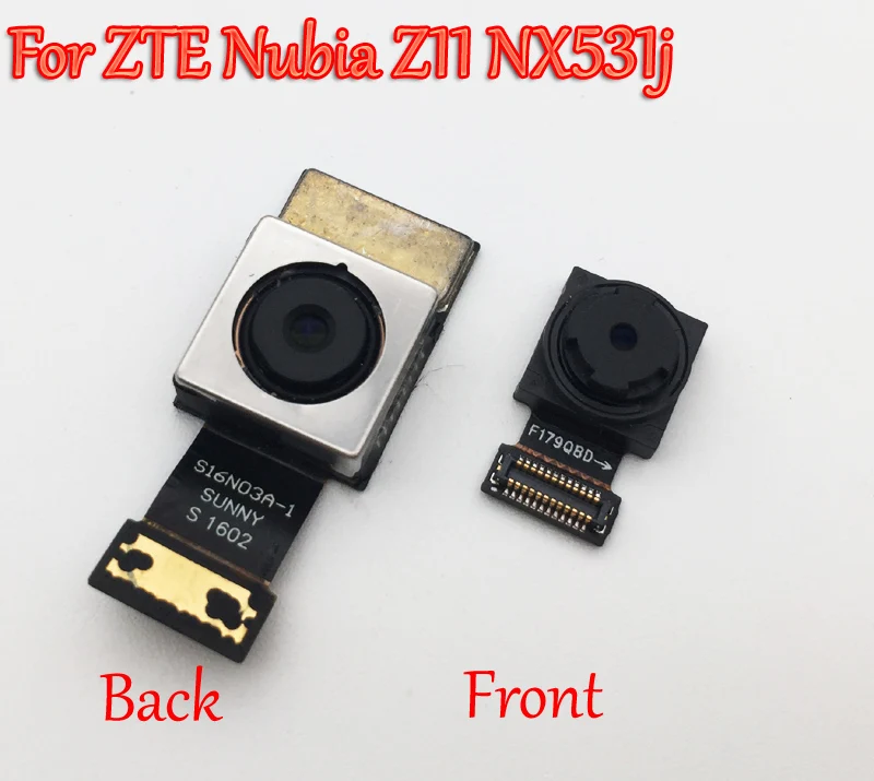 Tested Original Front Rear Back Camera Module Flex Cable Ribbon Replacement for ZTE Nubia Z11 NX531j Fast Ship