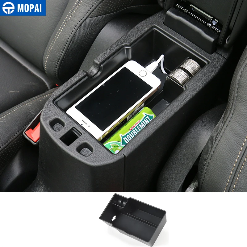 MOPAI ABS Car font b Interior b font Armrest Storage Box Decoration Glove Box Tray For
