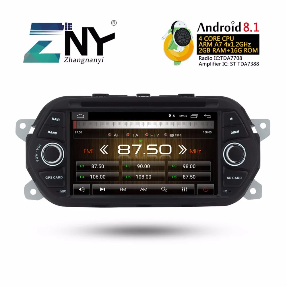 7 &quotHD Android 8 1 автомобильный DVD авто радио для Fiat Tipo Egea Dodge Neon 2015 2018 gps навигация FM RDS Wi