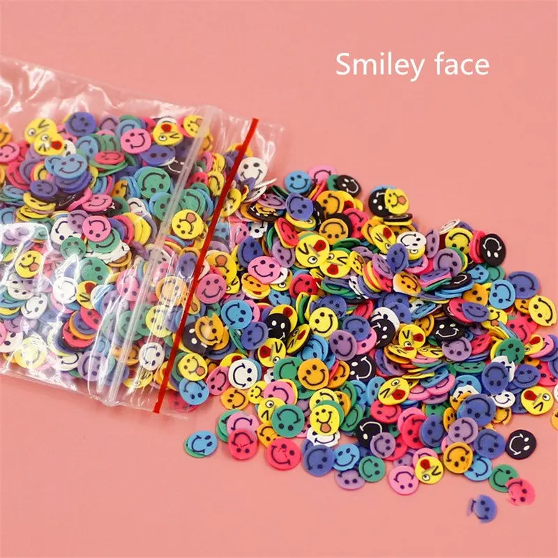 Plasticine Addition Soft Ceramic Fruit Piece 1000 Pieces Mixed Fruit Bar Nail Jewelry Mobile Beauty Patch Slime Diy Supplies