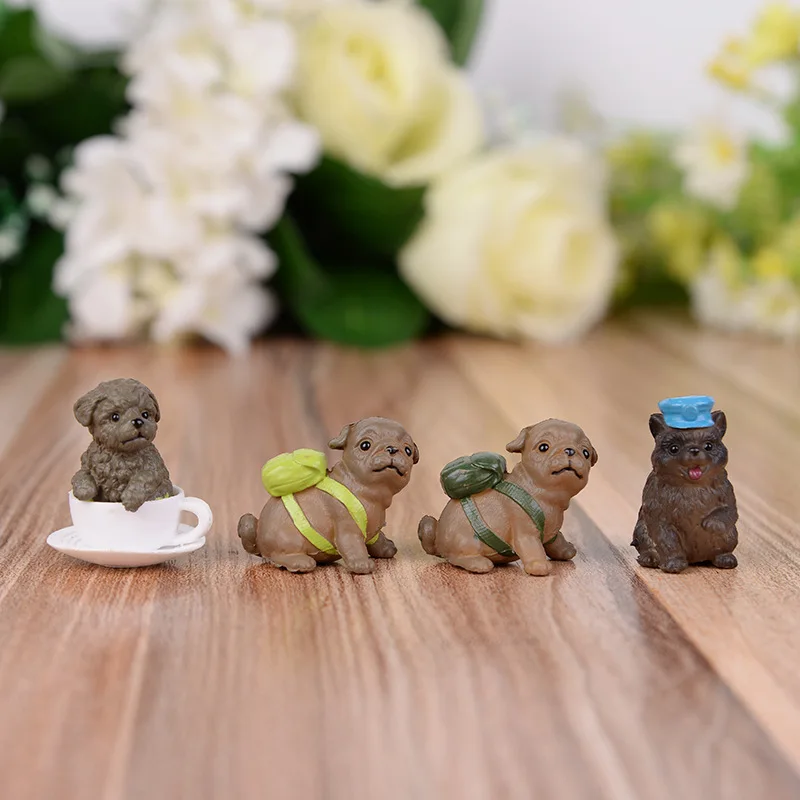 

Home Decoration Accessories For Living Room 3.5cm Pvc Home Decor Dog Simulation Animal Static Model Cute Doll Scene Layout Toys