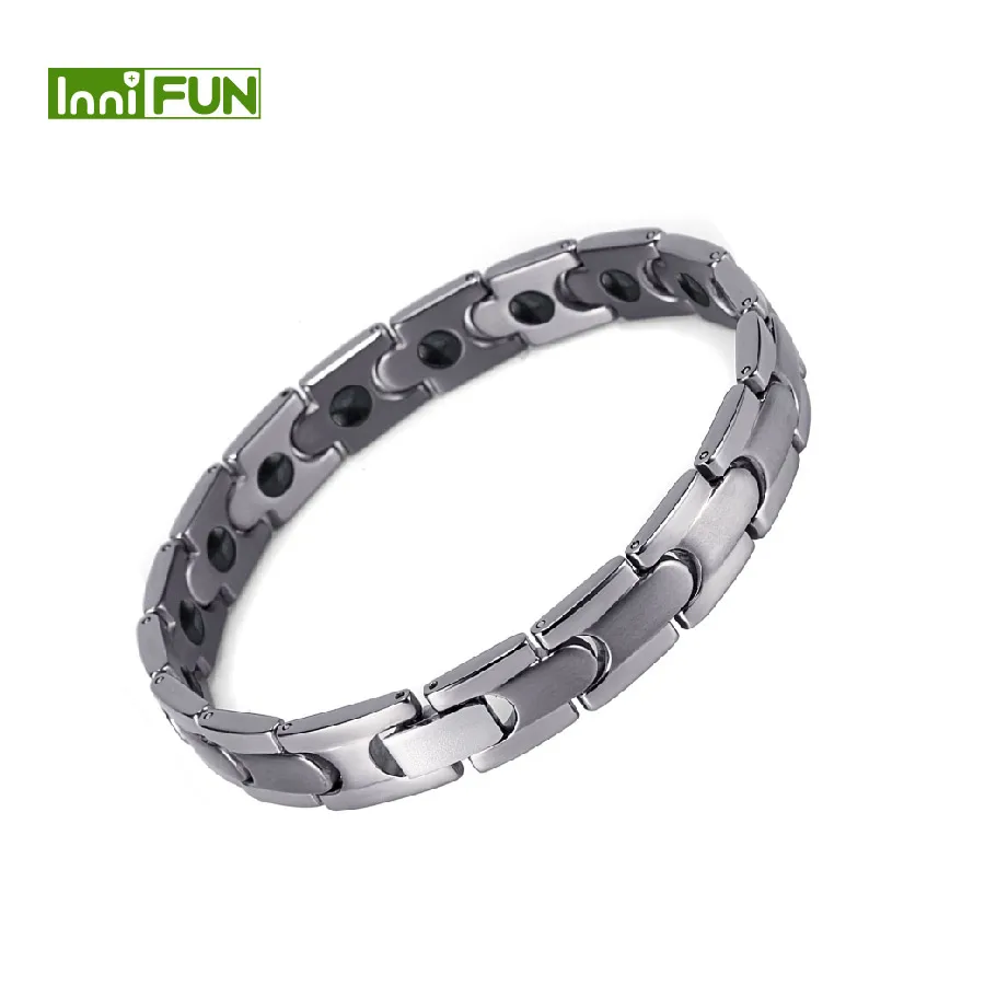 

Europe and the United States new jewelry stainless steel men's bracelet delicate polished bracelet 10078