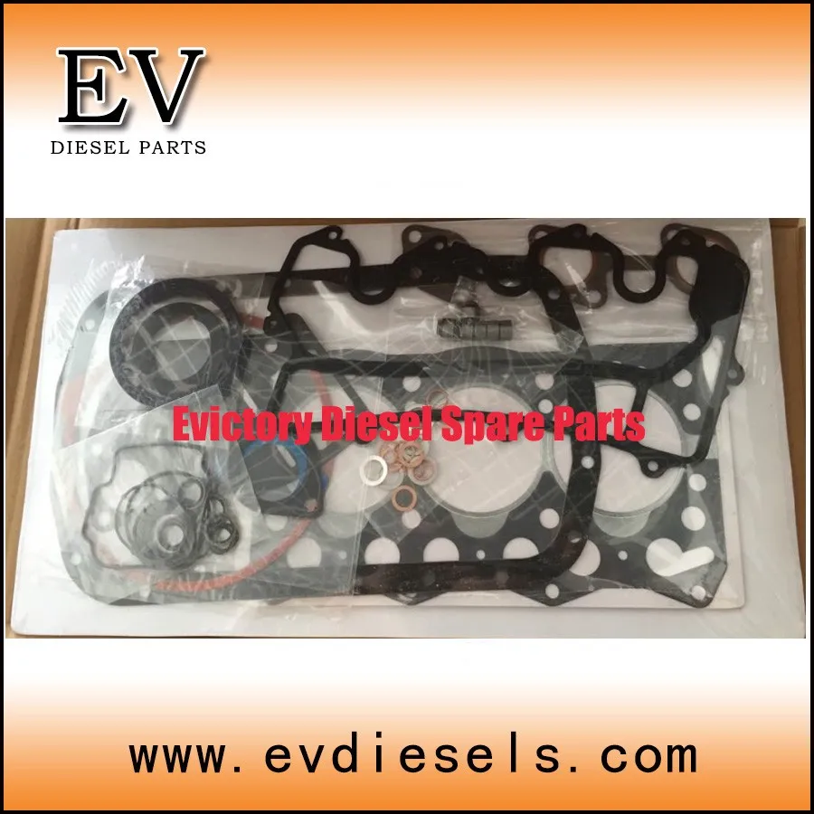 

For Isuzu engine repair 3LD1 full cylinder head gasket kit and piston ring set