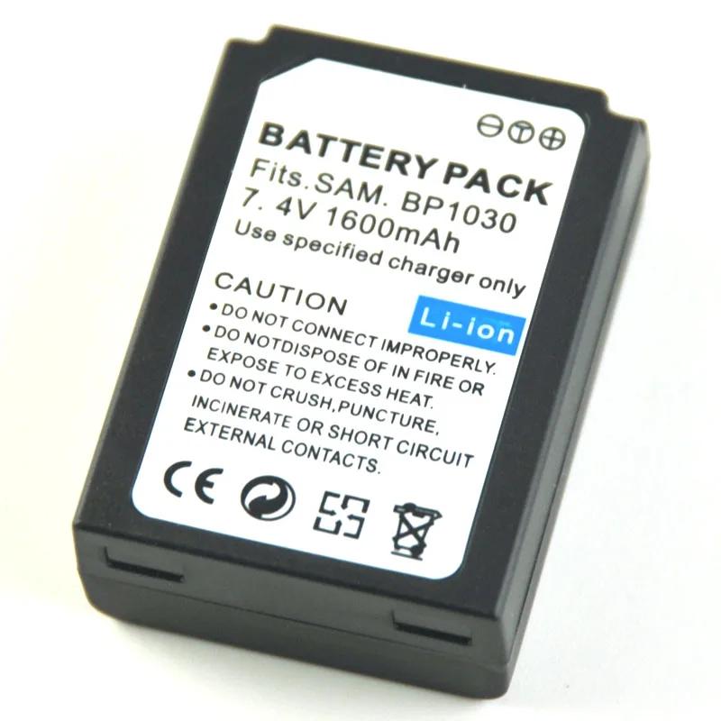 

BP-1030 IA ED BP1030 IA-BP1030 BP1130 BP-1130 Battery For Samsung NX200 NX200RS NX210 NX2000 NX300 NX300M NX1000 NX1100 NX500