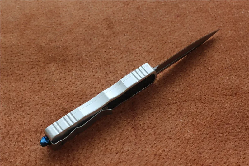 MIKER OEM пользовательский прототип D2 стальное лезвие углеродное волокно алюминиевая ручка кемпинг выживания Открытый EDC охотничий инструмент кухонный нож
