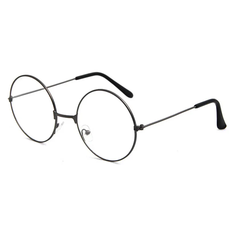 Круглые простые прозрачные очки, ультра светильник, металлические украшения, прозрачные Женские оправы для очков, оптические оправы для очков по рецепту SL - Цвет оправы: style 5