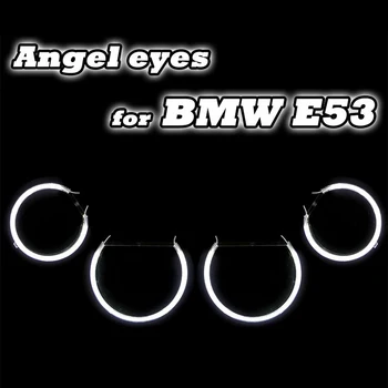 

Carbar 4 Rings/Set Car Angel Eyes Rings For BMW E53 X5 1999-2004 Headlamp CCFL DRL Angel Eyes Marker HALO RINGS Good Quality One
