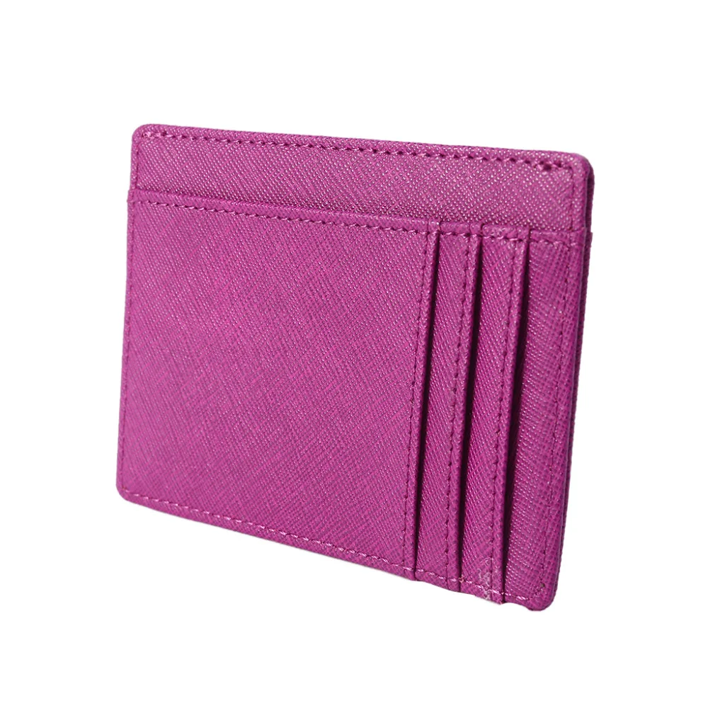 THINKTHENDO держатель карты тонкий банк Кредитная карта ID Чехол сумка кошелек с RFID Блокировка 11 цветов модные однотонные кожаные сумки
