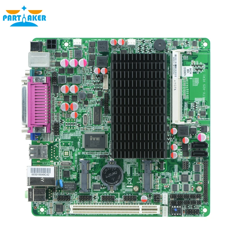 Intel ATOM N2800 Motherboard with 6 COM Motherboards Mini ITX-H25_28 with LVDS mainboard