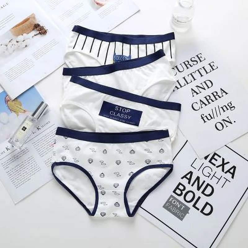 1pcs/1set New Cotton Briefs Underwear Letter Panties for Women High Quality Waist Panties Breathable Panty Women Underpants 1pcs/1set New Cotton Briefs Underwear Letter Panties for Women High Quality Waist Panties Breathable Panty Women Underpants