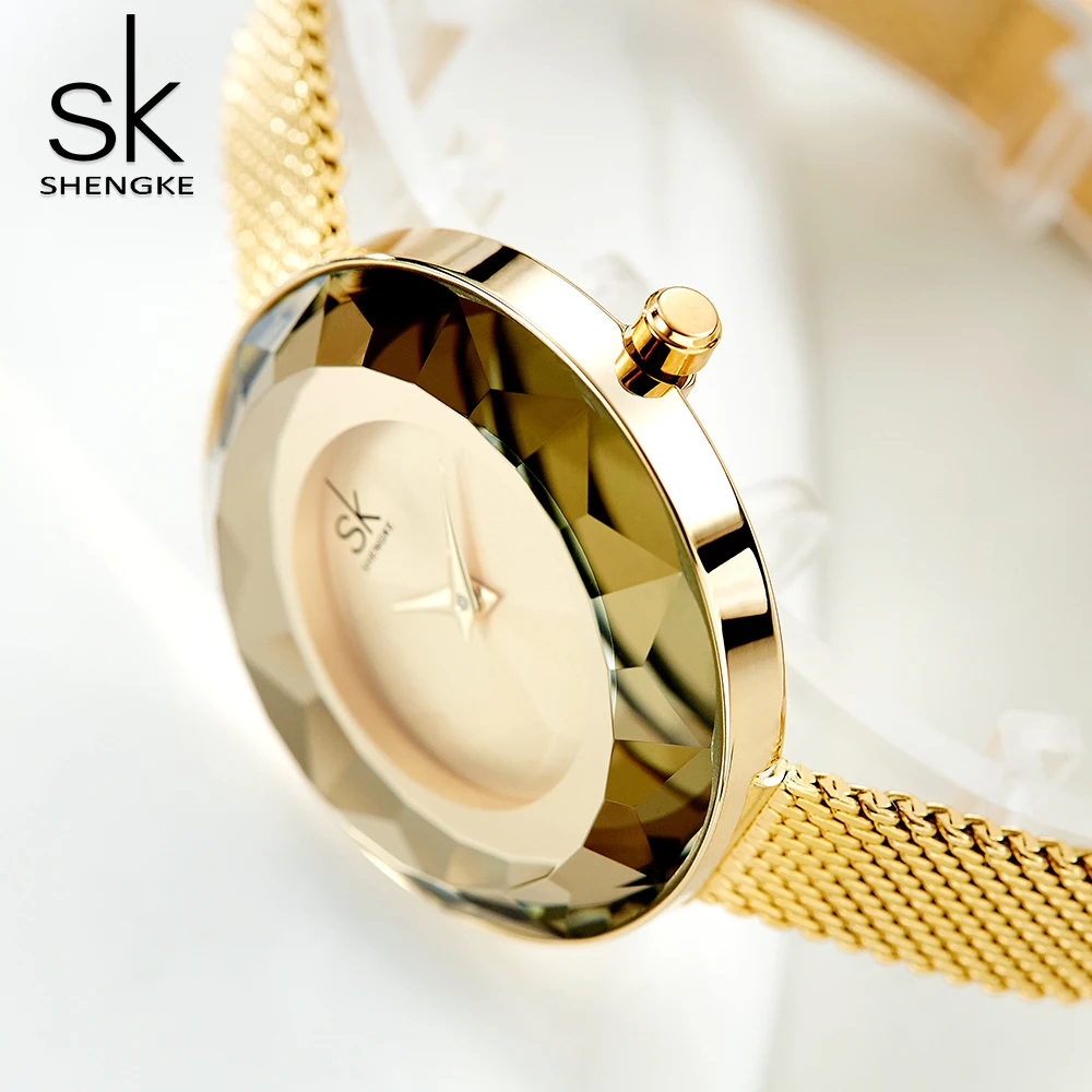 SHENGKE SK 2019 женские часы топ бренд роскошные Montre Femme модные наручные часы|Женские