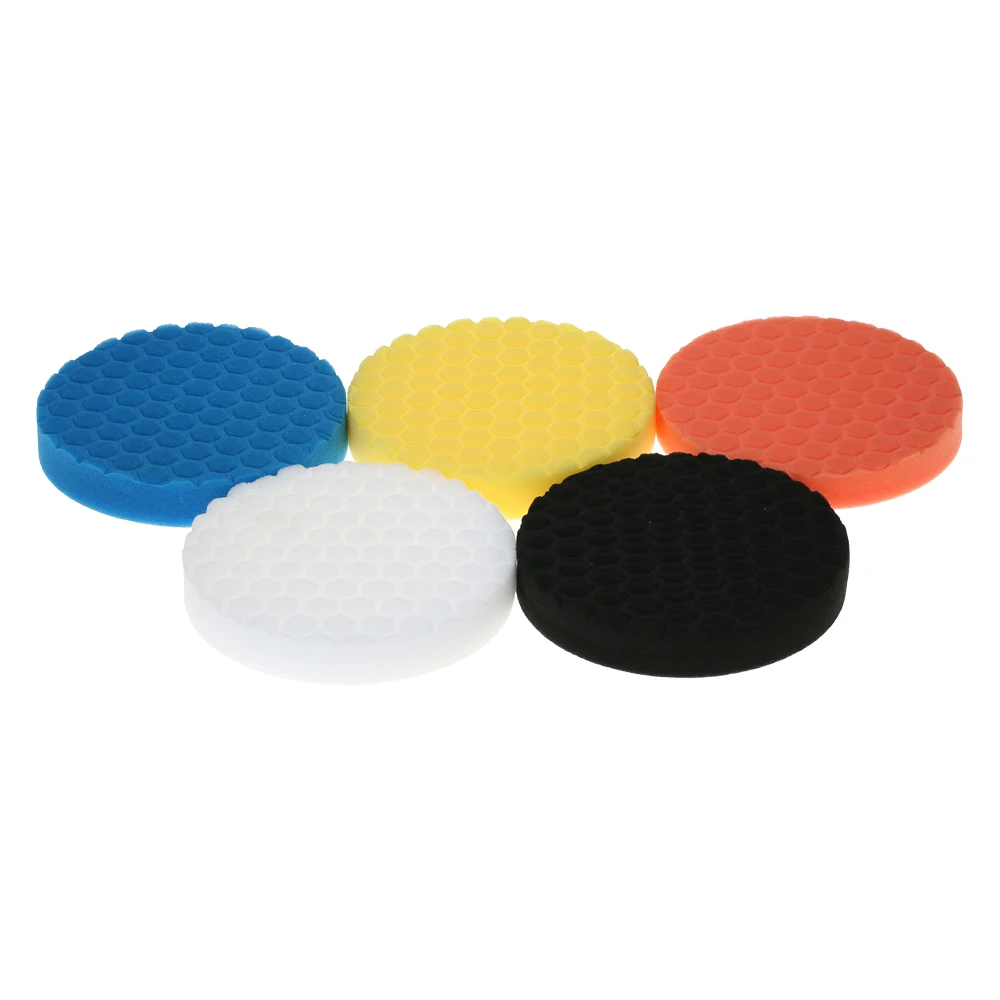 

5PCS Car Polishing Pads Waxing Buffing Pad Sponge Pad Kit Set for Car Polisher Buffer Waxer Sander Polishing Waxing SealingGlaze