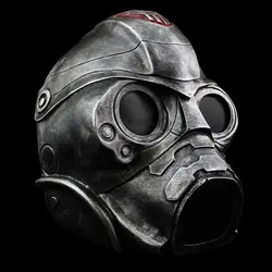 Качество маска Косплэй фильм ужасов Resident Evil 3 жуткий смолы маски ResinHalloween вечерние Косплэй CS защитные противогазы 29*22 см