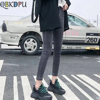 

High Waist Denim Blue Ladies Push Up Jeans Stretch Black Pencil pants Jeans For Women Woman 2019 trousers Skinny Women Jeans