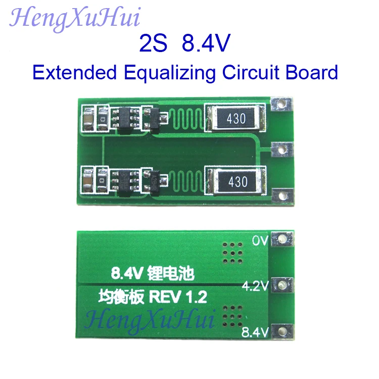 

2S 7.4V 8.4V Li-ion Battery Extended Equalized Charging PCB Board Equalized Charging Current 100mA 300mA optional