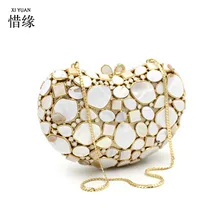 XIYUAN бренд женский драгоценный камень bijou драгоценный камень клатч кошельки женские сумки на плечо сумка-мессенджер