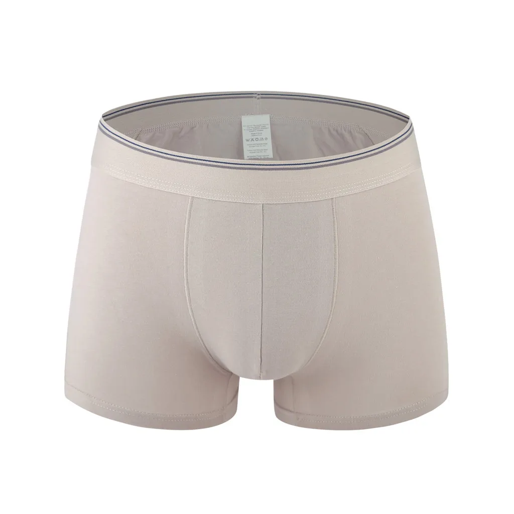 100% хлопок boxershorts боксеры мужское нижнее белье мужские Модные однотонные цветные