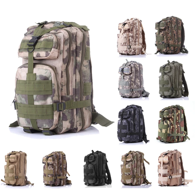 30l outdoor neutral adjustable military tactic backpack rucksacks hiking travel