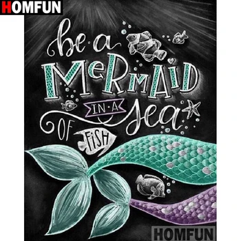 

HOMFUN Full Square/Round Drill 5D DIY Diamond Painting "Letter pattern" 3D Embroidery Cross Stitch 5D Home Decor A13440