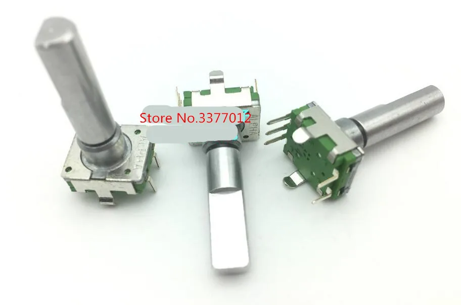 

2pcs/lot ALPHA switch EC11 type encoder with switch 30 positioning 15 pulse shank length 25MM RE11LF-41B1N-25-15P