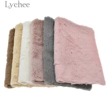 High-Quality Garments Fabric Handbag Sewing-Material Fake-Fur Synthetic-Leather Lychee-Life