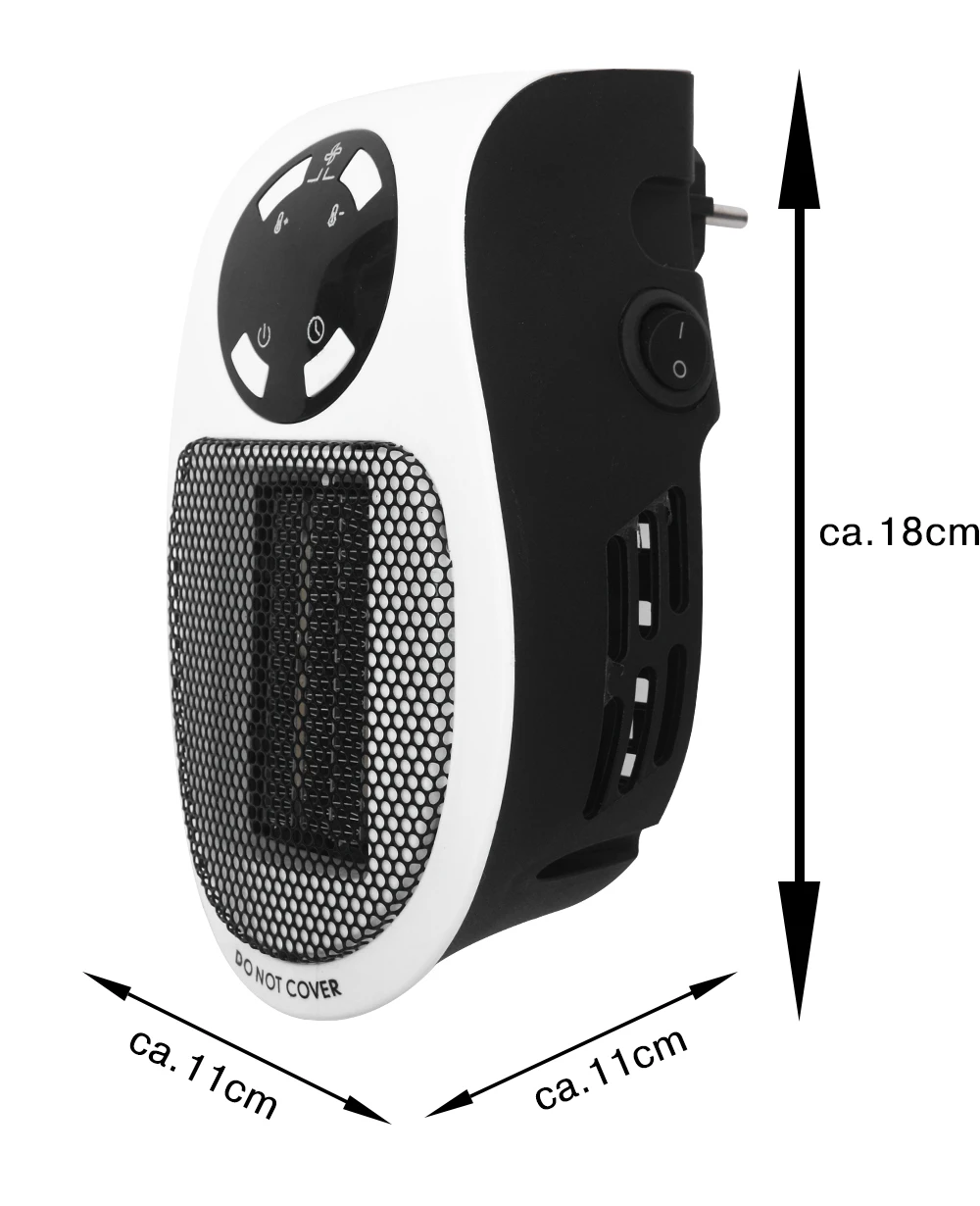 Mini ventilateur chauffage 220V 500W