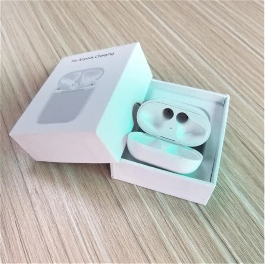 450 Mah Ци Беспроводной зарядный чехол Замена для AirPods