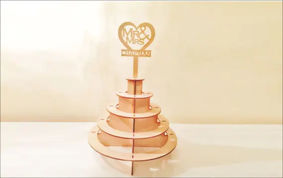 

Wood Chocolate Stand Wedding cupcake stand , Cake And Candy Stand , rustic Wedding Display