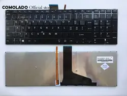 SW Швейцарский подсветкой клавиатура для Toshiba C70-A U50 M50 L50 L70 S50 S55 S70 S75 черная клавиатура для ноутбука SW макет
