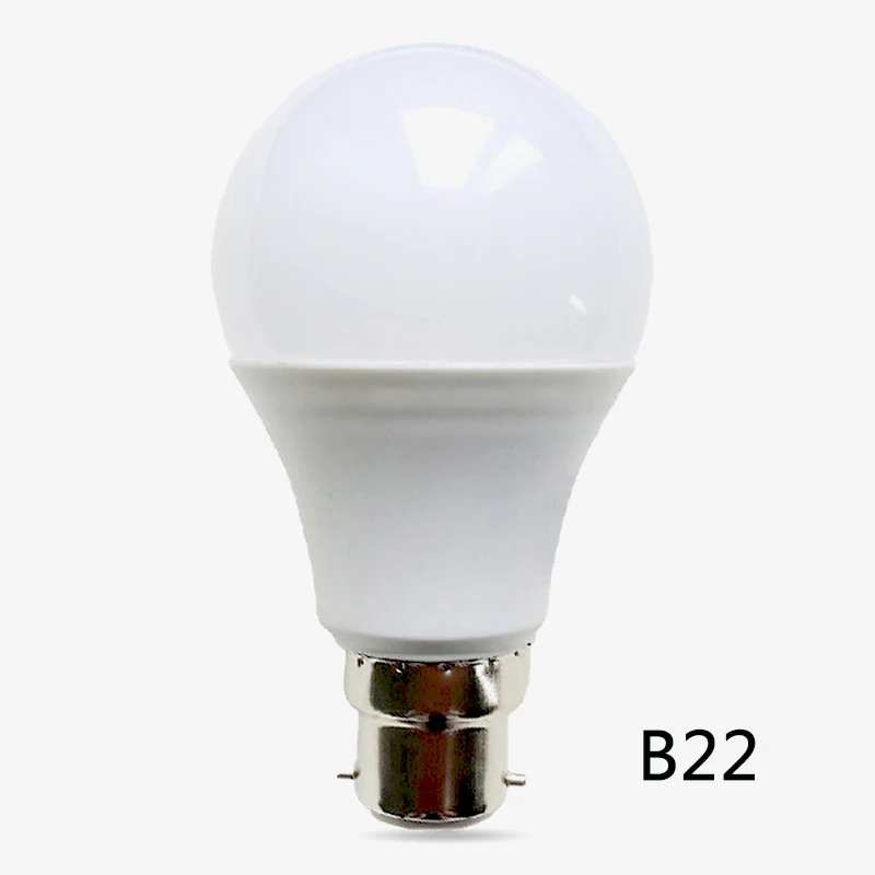 Светодиодная лампа E27 B22 220 В 3 Вт 5 7 9 12 15 18 светодиодная с теплым белым светом для