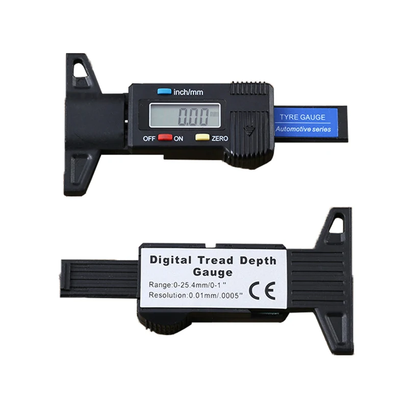 0 25mm 1 Digital Thread Depth Gauge LCD font b Electronic b font Caliper for Car