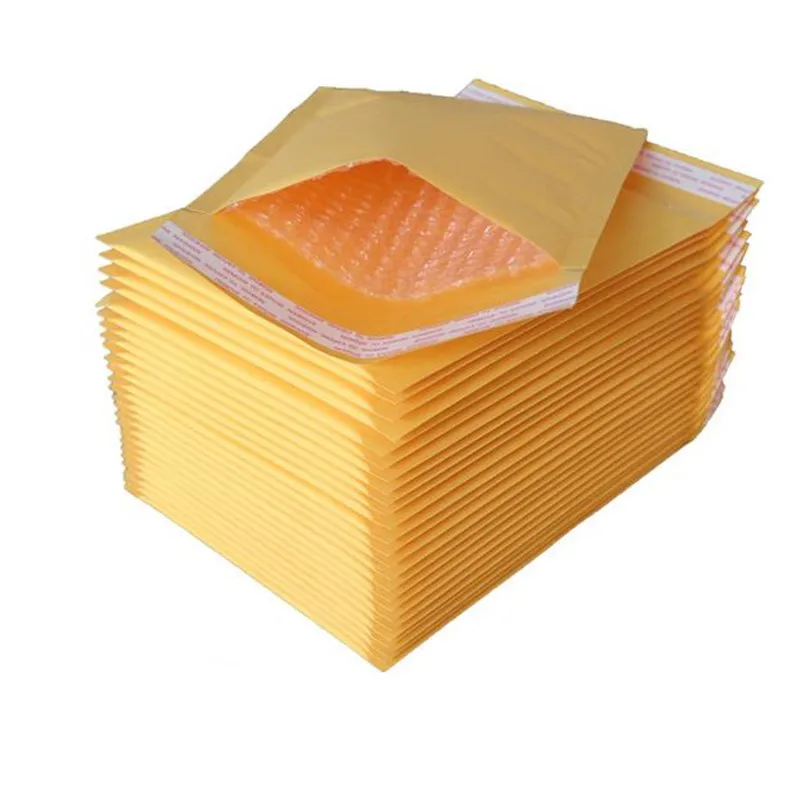 10Pcs/Lot Kraft Bubble Mailing Envelope Bags Courier Bags Waterproof