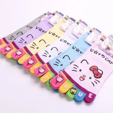 Calcetines Mujer Для женщин Носки для девочек новая мода 6 пар девушки носок сладкий прекрасный хлопок мультфильм стилей размеры 34–40