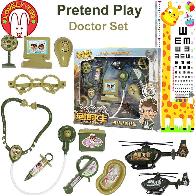

Girls Games Kids Doctor Set Hospital Pretend Play Dentist Toys Role-playing Games Medical Kit Dr. Toys For Children