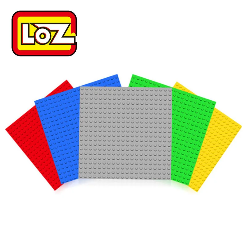20 шт./лот 20*20 точек LOZ Блоки совместимы с Алмазные строительные блоки базовые