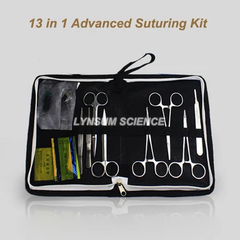 

13 in 1 Pro Medical Skin Suture Practice Manipulation Practice Technique Training Modules Kit
