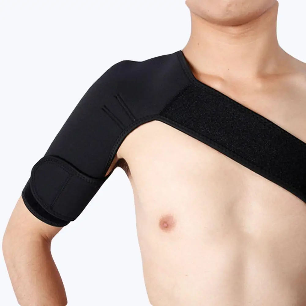 

Professional Shoulder Pad Straps Sports Pain Relief Elastic Breathable Brace Shoulder Protector Workout Support BandageWraps